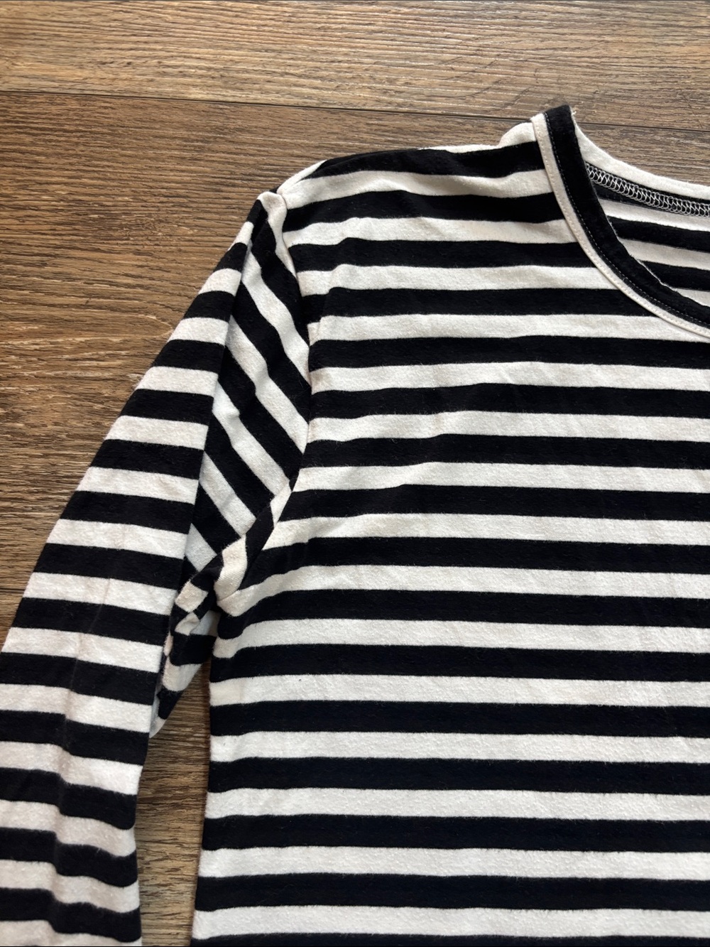 Comme des Garçons Play Striped Long-Sleeved T-Shirt Women's Size Medium - Picture 5 of 11